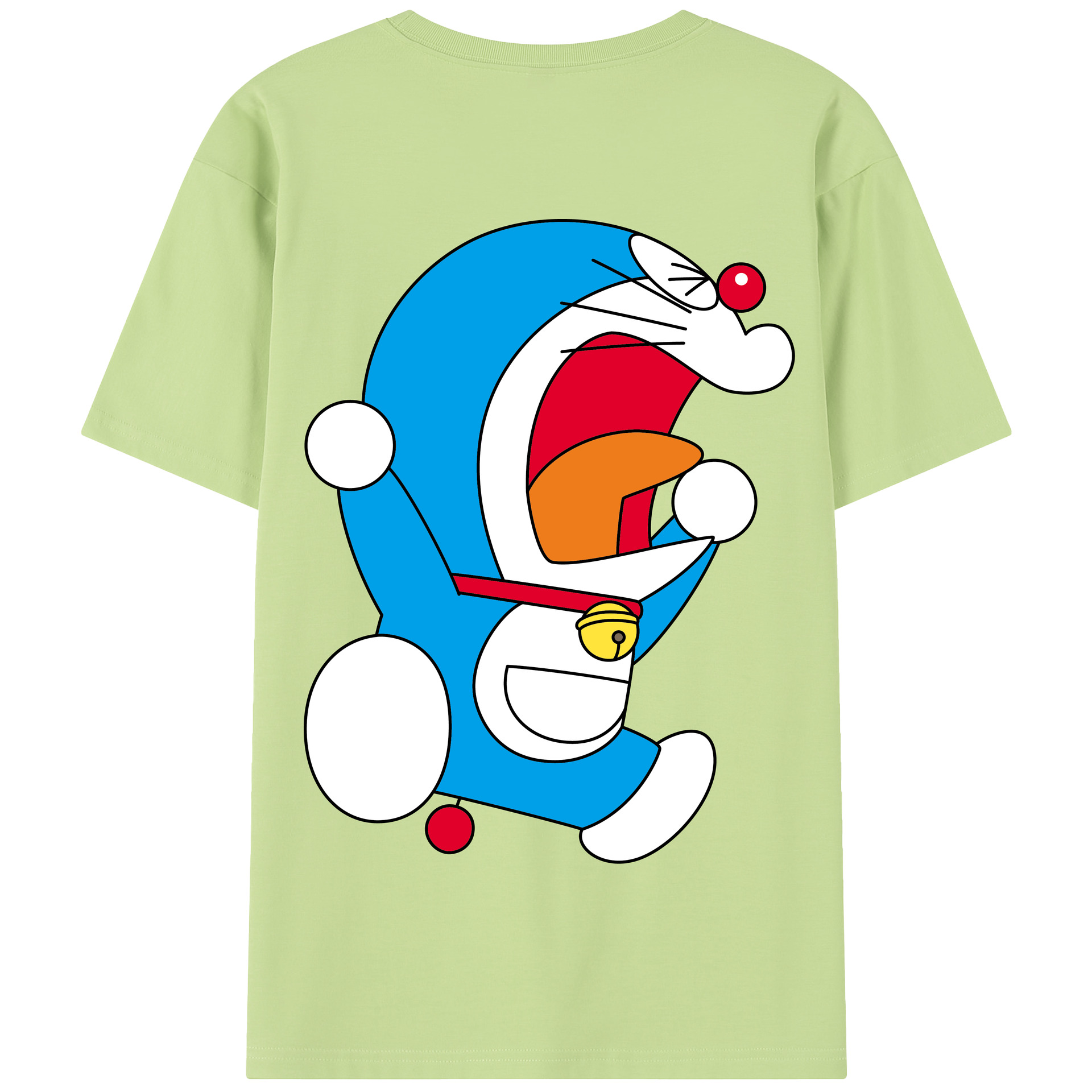 （画像用） ドラえもん Doraemon 綿100％半袖Tシャツ（背面プリント）